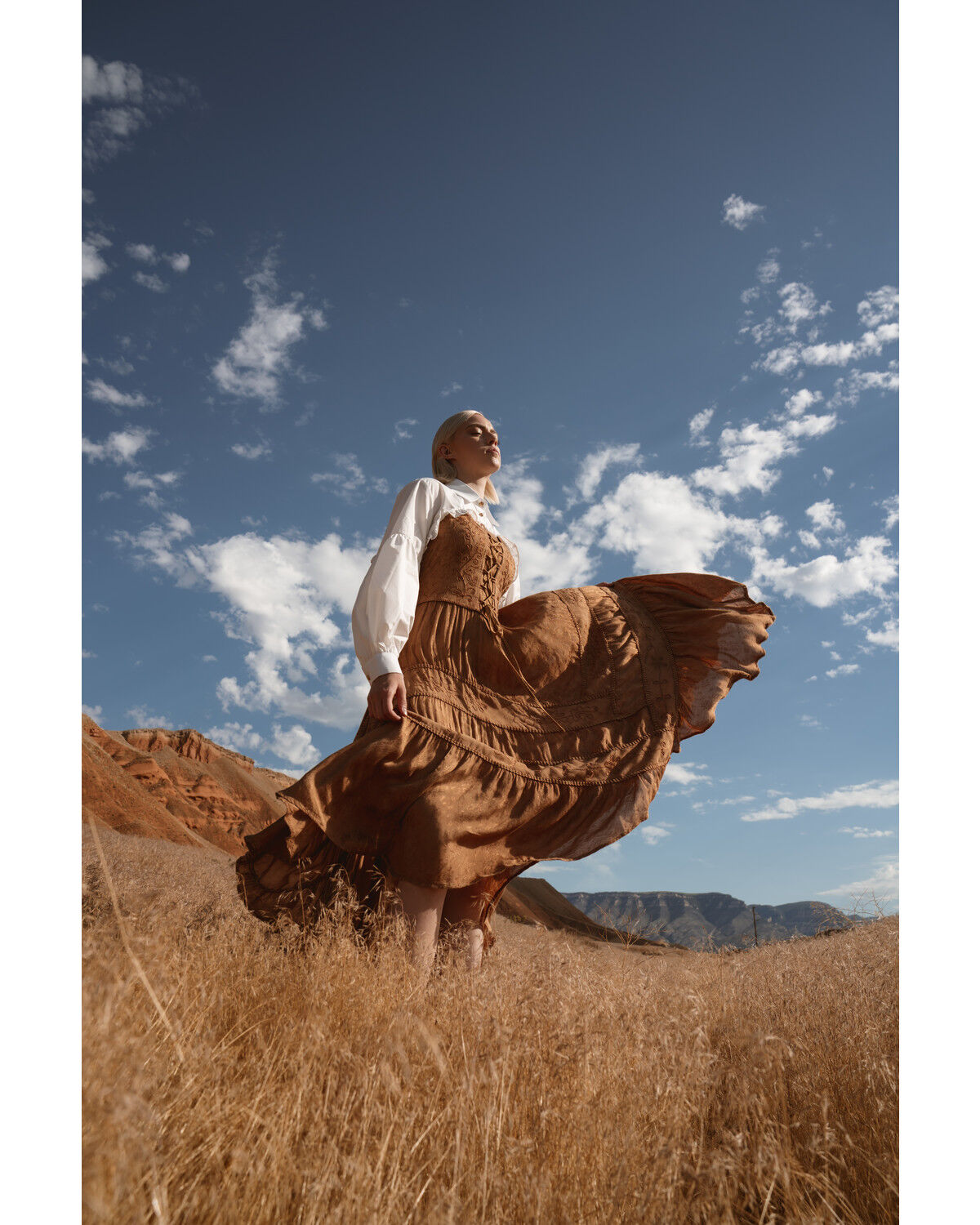 Rustic Western Long Sleeve Bridesmaids Dresses